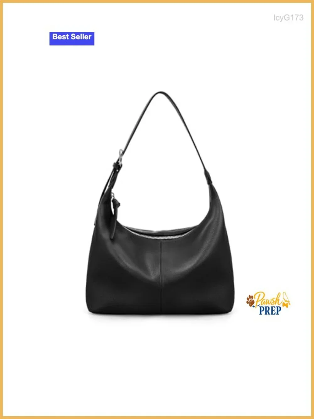 Genuine Leather Slouchy Hobo Bag Women Lightweight Designer Purse Shoulder